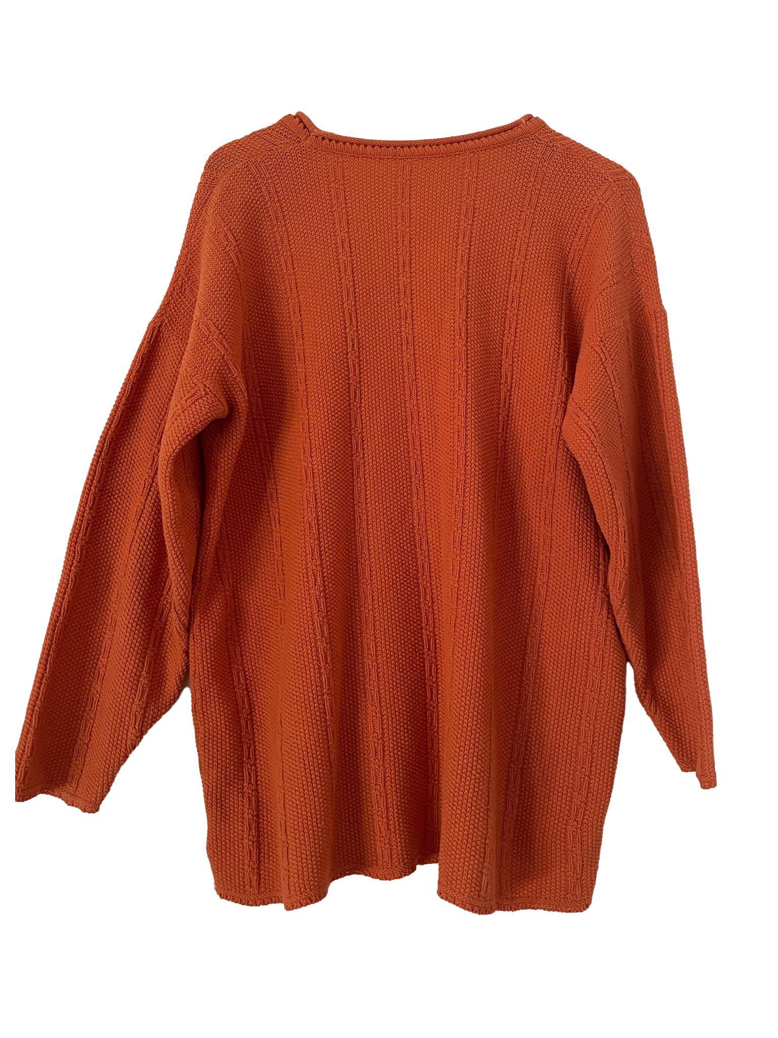 Orange Knit Sweater